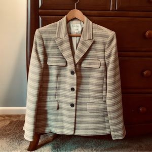 Vintage woven striped jacket